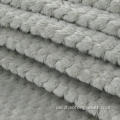 Flanellvelvet -Stoff 100% Polyester mit gefärbt